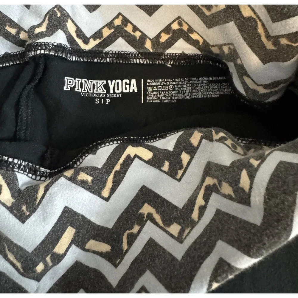Vtg VS PINK 🩷Y2K 🔥Fold‎ Over Yoga Pants Lot Black Low Rise Rare Waistband S